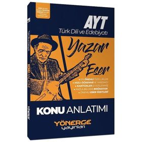 2023 Yönerge Yayınları YKS AYT Türk Dili ve Edebiyatı Yazar Eser Soru Bankası