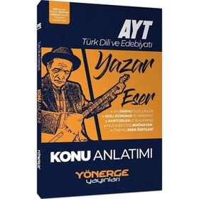 2023 Yönerge Yayınları YKS AYT Türk Dili ve Edebiyatı Yazar Eser Soru Bankası