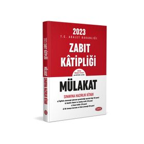 2023 Zabıt Katipliği Mülakat Sınavına Hazırlık Kitabı - Data Yayınları