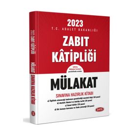 2023 Zabıt Katipliği Mülakat Sınavına Hazırlık Kitabı - Data Yayınları