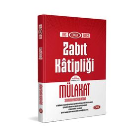 2023 Zabıt Katipliği Mülakat Sınavına Hazırlık Kitabı - Data Yayınları