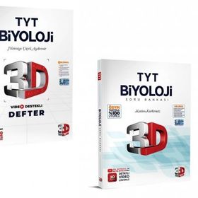 2024 3D Tyt Biyoloji Soru Bankası ve Video Destekli Defter