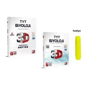 2024 3D Tyt Biyoloji Soru Bankası ve Video Destekli Defter