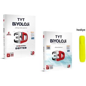 2024 3D Tyt Biyoloji Soru Bankası ve Video Destekli Defter