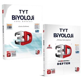 2024 3D Tyt Biyoloji Soru Bankası ve Video Destekli Defter