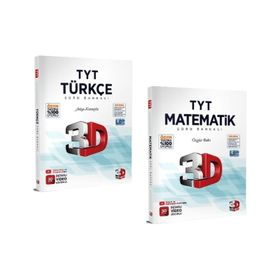 2024 3D Yayınları Tyt Türkçe ve Matematik Soru Bankasi Seti