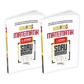 2024 8. Sınıf Lgs Matematik 2'li Dijital Çözümlü Soru Bankası Topaç Yayınları