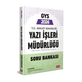 2024 Adalet Bakanlığı Yazı İşleri Müdürlüğü GYS Soru Bankası - Data Yayınları
