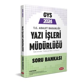 2024 Adalet Bakanlığı Yazı İşleri Müdürlüğü GYS Soru Bankası - Data Yayınları