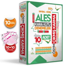 2024 ALES ÖSYM Arşivi Karma Kara Kutu Çıkmış Soru Türkiye Geneli D. Çözümlü Deneme 10/10. Kitapçık - İnformal Yayınları