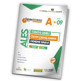 2024 ALES ÖSYM Arşivi Karma Kara Kutu Çıkmış Soru Türkiye Geneli D. Çözümlü Deneme 10/9. Kitapçık - İnformal Yayınları