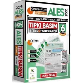 2024 ALES ÖSYM Tıpkı Basım Çıkmış Soru Kitapçıkları Türkiye Geneli Dijital Çözümlü 6'lı Deneme Paketi - İnformal Yayınları