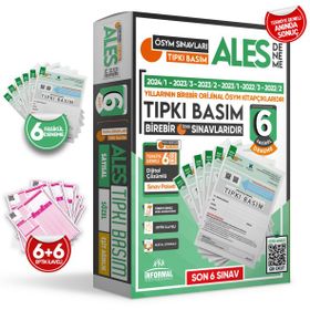 2024 ALES ÖSYM Tıpkı Basım Çıkmış Soru Kitapçıkları Türkiye Geneli Dijital Çözümlü 6'lı Deneme Paketi - İnformal Yayınları