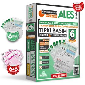 2024 ALES ÖSYM Tıpkı Basım Çıkmış Soru Kitapçıkları Türkiye Geneli Dijital Çözümlü 6'lı Deneme Paketi - İnformal Yayınları