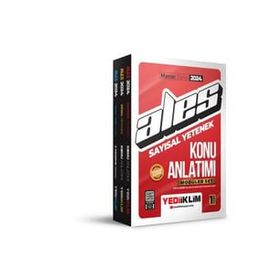 2024 ALES Sözel Yetenek Konu Anlatımı Modüler Set 3 Cilt - Yediiklim Yayınları