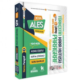 2024 Ales Türkçenin Kara Kutusu Karma Paragraf 2 Konu Özetli Dijital Çözümlü Çıkmış Soru Havuzu Bankası