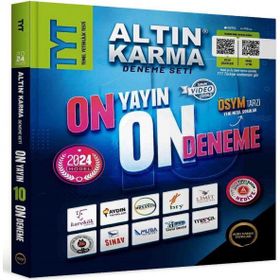 2024 Altın Karma TYT 10 Farklı Yayın 10 Farklı Deneme Seti