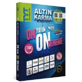 2024 Altın Karma TYT 10 Farklı Yayın 10 Farklı Deneme Seti