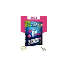 2024 Altın Karma TYT 10 Farklı Yayın 10 Farklı Deneme Seti