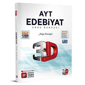 2024 AYT 3D Edebiyat Tamamı Video Çözümlü Soru Bankası