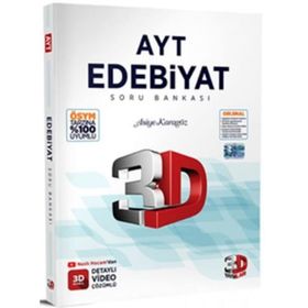 2024 AYT 3D Edebiyat Tamamı Video Çözümlü Soru Bankası
