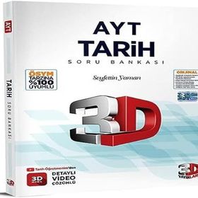 2024 AYT 3D Tarih Tamamı Video Çözümlü Soru Bankası