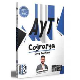 2024 AYT Coğrafya Ders Notları - Benim Hocam Yayınları