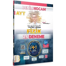 2024 AYT Yapay Zeka Fizik 25 Deneme Benim Hocam Yayınları