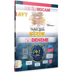 2024 AYT Yapay Zeka Fizik 25 Deneme Benim Hocam Yayınları