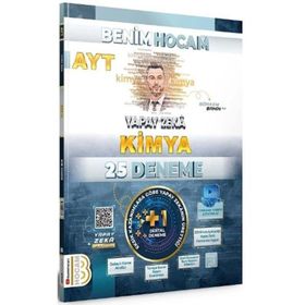 2024 AYT Yapay Zeka Kimya 25 Deneme Benim Hocam Yayınları