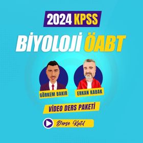 2024 Biyoloji ÖABT Video Ders Paketi - Dijital Hoca Akademi