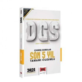 2024 DGS Çıkmış Sorular Tamamı Çözümlü Son 5 Yıl - Yargı Yayınları