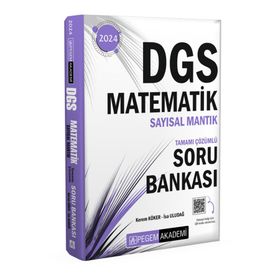2024 Dgs Matematik Sayısal Mantık Tamamı Çözümlü Soru Bankası - Pegem Akademi Yayıncılık
