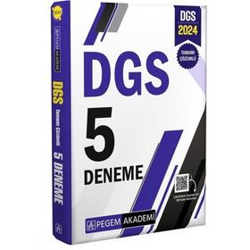 2024 DGS Tamamı Çözümlü Özgün 5 Deneme - Panem Yayınları