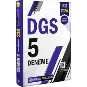 2024 DGS Tamamı Çözümlü Özgün 5 Deneme - Panem Yayınları