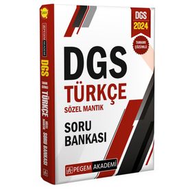2024 Dgs Türkçe Sözel Mantık Tamamı Çözümlü Soru Bankası Pegem Akademi Yayıncılık