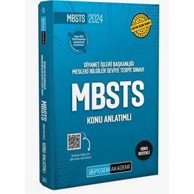 2024 Diyanet İşleri Başkanlığı Mesleki Bilgiler Seviye Tespit Sınavı MBSTS Konu Anlatımlı Pegem Akademi Yayıncılık