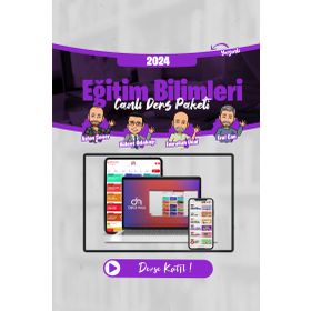 2024 Eğitim Bilimleri Canlı Ders Paketi Kaynaklı Dijital Hoca Akademi