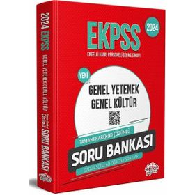 2024 EKPSS Soru Bankası Tek Kitap Editör Yayınları