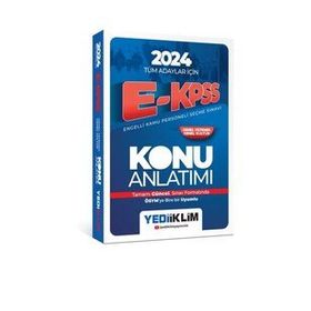 2024 EKPSS Tüm Adaylar İçin Konu Anlatımı - Yediiklim Yayınları