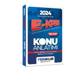 2024 EKPSS Tüm Adaylar İçin Konu Anlatımı - Yediiklim Yayınları