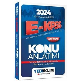 2024 EKPSS Tüm Adaylar İçin Konu Anlatımı - Yediiklim Yayınları