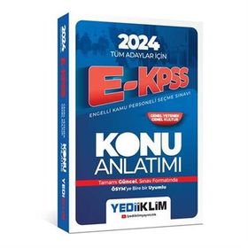 2024 EKPSS Tüm Adaylar İçin Konu Anlatımı - Yediiklim Yayınları