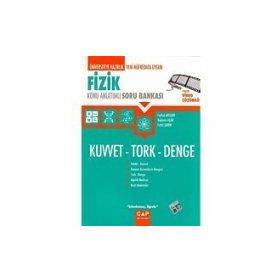 2024 Fizik Kuvvet Tork Denge Konu Anlatımlı Soru Bankası - Çap Yayınları