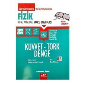 2024 Fizik Kuvvet Tork Denge Konu Anlatımlı Soru Bankası - Çap Yayınları