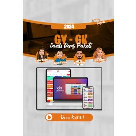 2024 GY-GK Canlı Ders Paketi Kaynaklı Dijital Hoca Akademi
