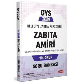2024 Gys Belediye Zabıta Amiri 10. Grup Soru Bankası Görevde Yükselme - Damla Yayınları