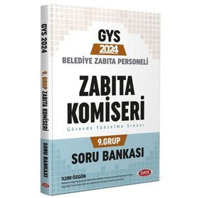2024 GYS Belediye Zabıta Personeli Zabıta Komiseri 9. Grup Soru Bankası - Data Yayınları