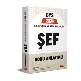 2024 Gys Genclik Ve Spor Bakanligi Sef Konu Anlatimli Hazirlik Kitabi - Data Yayınları