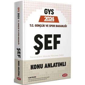 2024 Gys Genclik Ve Spor Bakanligi Sef Konu Anlatimli Hazirlik Kitabi - Data Yayınları
